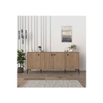 Cool Home Eylül Modern Raflı Konsol Ofis Salon 180 Cm Sepet