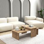 Cool Home Vera 2 'li Orta Sehpa Servis Sehpası - Meşe