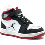 Cool Jordan Unisex Çocuk Günlük Sneaker Uzun Spor Bot - Kırmızı
