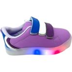 Cool Kız Kids Sneaker Esnek Rahat Kalıp Çocuk Spor Ayakkabı Tam Kalıp Ortopedik Günlük Ayakkabı Mor