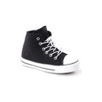 Cool Luis Siyah Uzun Konvers Unisex Çocuk Keten Ayakkabı
