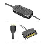 Cool Moon Coolmoon 5V 3pin Rgb Argbden Denetleyici Güç Adaptörüne Bilgisayar Pc Kasa LED F/f
