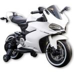 Cool Motors 12V Akülü Yarış Motoru - Beyaz