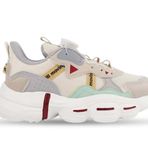 Cool Rex-Flt Çocuk Mekanizmalı Akıllı Bağcık Sistem Sneaker Spor Ayakkabı BEJ 32