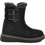 Cool Siyah İçi Polarlı Kaymaz Kız Çocuk Bot Buckle F