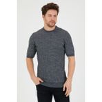 Cool Tarz Antrasit Erkek Yuvarlak Yaka Örme T-SHIRT-TRZ2252001R03S - XL