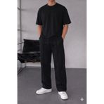 COOL TARZ Erkek Oversize T-Shirt Çımalı Eşofman Takımı Rahat Kesim Basic Kombin