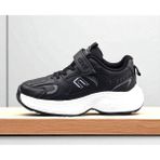 Cool Taylor-Flt 31/36 Çocuk Cırtlı Yüksek Taban Sneaker Spor Ayakkabı - Siyah