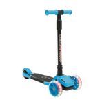 Cool Wheels FR59359 Tulpar Katlanır Led Işıklı Çocuk Mavi Scooter