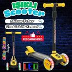 Cool Wheels Sarı Twist Işıklı 3 Tekerlekli Scooter - Işıklı Scooter - CoolWheels Scooter - Çocuk Sco