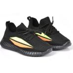 Cool Yezzy Işıklı Unisex Çocuk Günlük Spor Ayakkabı - Siyah