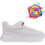 Cool Zoom-24 Beyaz Sneaker Ortopedik Erkek Çocuk Spor Ayakkabı Düz Taban Yapısı ile Konforlu