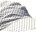Cool4 Yazlık şemsiye, baş örtüsü, vizör, plaj şapkası, bandana, güneş koruması, şapka A01, Beyaz (siyah puantiyeli), S