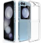 Coolacs Samsung Galaxy Z Flip 6 5g Uyumlu Köşe Dolgulu Nitro Anti Shock Telefon Kılıfı Kapak - Şeffaf