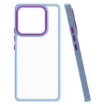 Coolacs Xiaomi Mi 13 Pro ile Uyumlu Kontrast Renk Tasarımlı Telefon Kılıfı Kapak Lila