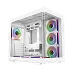COOLER MASTER ELITE 600 CURVE TG 7x120mm ARGB ATX BEYAZ KASA