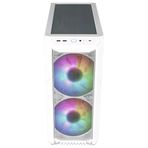 Cooler Master HAF 500 White Tempered Glass Argb Usb 3.2 Atx Mid Tower Kasa