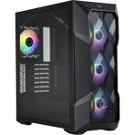 Cooler Master MasterBox TD500 V2 Siyah ARGB 4x120mm Fanlı, Tempered Glass Kristal Mesh Ön panelli MidTowerKasa (TD500V2-KGNN-STU)