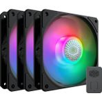 Cooler Master Masterfan Sickleflow 120MM Argb Ledli 3X120MM Kasa Fan Kiti MFX-B2DN-183PA-R1 - Siyah
