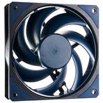 Cooler Master Mobius 120 Kasa Fan - Halka Bıçak Tasarımı (PWM), Ultra Dayanıklı Döngü Dinamik Rulman (maks. 63,1 CFM, 2,69 mmH2O, 22,6 dBA), Pahlı Hava Odaklı Çerçeve - Siyah