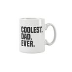 Coolest Dad Ever Babalar Günü Doğum Günü Baba Hediye Baskılı Kupa Bardak, QBM1294