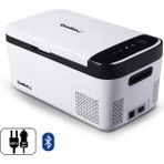 Coolist CLK15B 12/24VOLT/ 220VOLT 15 Litre Kompresörlü Bluetooth Bağlantılı Oto Buzdolabı - 15 lt - Beyaz