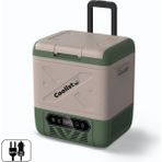Coolist CLK18W 12/24VOLT/ 220VOLT 18 Litre Kompresörlü Tekerlekli Outdoor Oto Buzdolabı - 18 lt - Gri