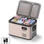 Coolist CLK40D 12/24V/220VOLT 39 Litre Çift Bölmeli Outdoor Kompresörlü Bluetooth Bağlantılı Oto Buzdolabı - 39 lt - Çok Renkli
