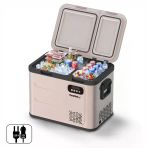 Coolist Clk50d 12/24V/220Volt 49 Litre Çift Bölmeli Kompresörlü Bluetooth Bağlantılı Oto Buzdolabı