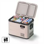 Coolist Clk50d 12/24V/220Volt 49 Litre Çift Bölmeli Outdoor Kompresörlü Bluetooth Bağlantılı Oto Buzdolabı