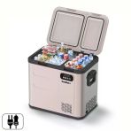 Coolist Clk60d 12/24V/220Volt 59 Litre Çift Bölmeli Kompresörlü Bluetooth Bağlantılı Oto Buzdolabı