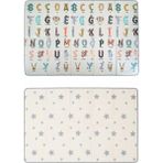 Coolmats 200X130X1 cm Türkçe Alfabe & Yıldızlar Katlanabilir Oyun Matı