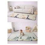 Coolmats Rulo Oyun Matı Çift Taraflı Büyüyen Dino - Geyik Vadisi 200x140x1 cm
