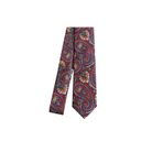 COOLMENCLUB Desenli Kravat bordo