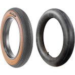 Coolride 20X4.00 3mm Zırhlı Fat Bike Amber Yanak Bisiklet Dış Lastik - Kahverengi