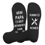 Coopyin Kadınlar için Noel hediyeleri, erkekler için Noel hediyeleri, kız arkadaş, erkek arkadaş, kız kardeş, anne, baba, oğul, kadın erkek için doğum günü hediyesi çorapları, Baba, 43-46