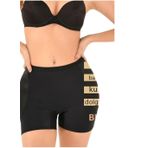 Cooqpoo Silikon Süngerli S/m-l/xl Beden Basen Dolgulu Popup Kum Saati Şekillendirici Dolgunlaştırıcı Korse Siyah S/M
