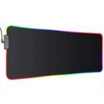 COOSKIN Masa Pedi için Büyük RGB Oyun Mouse Pad, Led Mouse Mat 7 Aydınlatma Rengi ve 3 Dinamik Mod