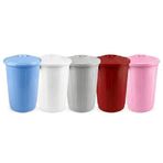 Çöp Kovası 70 Lt Plastik Çöp Kovası Kapaklı Büyük Boy Çöp Bidonu Dayanıklı Çöp Kovas�