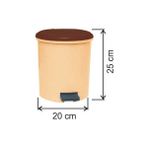 Çöp Kovası Plastik Pedallı 12LT 7136