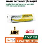 Çöp Poşeti Endüstriyel Battal Boy 400gr 72x95 1 Adet Çift Kat