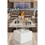 CopArt Muko Beyaz Biyoetanol Masaüstü Şömine - 1 Lt Copart Yakıt Hediye