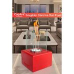 CopArt Muko Kırmızı Biyoetanol Masaüstü Şömine - 1 Lt Copart Yakıt Hediye