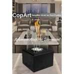 CopArt Muko Siyah Biyoetanol Masaüstü Şömine - 1 Lt Copart Yakıt Hediye