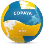 Copaya BV500 Hibrit Plaj Voleybol Topu Sarı-Mavi No:5 280 gram