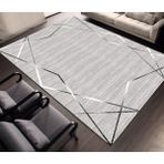 Coperta Home 6m² Süngerli Lastikli Halı Örtüsü - Açık Gri - Koyu Gri - 200 x 300 cm