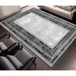 Coperta Home 6m² Süngerli Lastikli Halı Örtüsü - Gri - Siyah - 200 x 300 cm