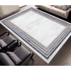 Coperta Home 6m² Süngerli Lastikli Halı Örtüsü - Kremrengi - Kahverengi - Mavi - 200 x 300 cm