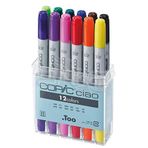 Copic Ciao 12'li Set Basic Colors Marker Kalem
