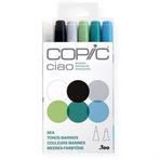 Copic Ciao 22075669 6 Renk Sea Seti